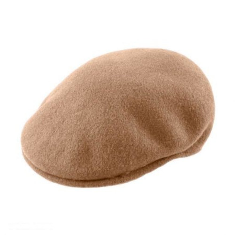 Kangol 504 Flat Cap (Color: Camel, Size: XL)